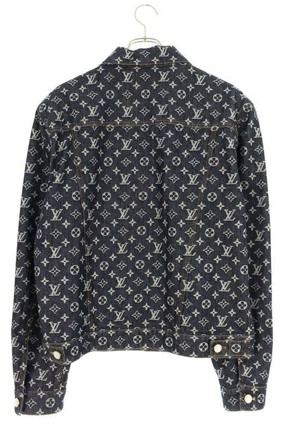 Louis Vuitton Rm242m UZD Hra79w Monogram Jacquard Denim Jacket Men 48