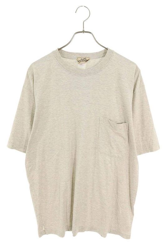 Hermes H Logo Embroidered Pocket T-shirt Men's XL