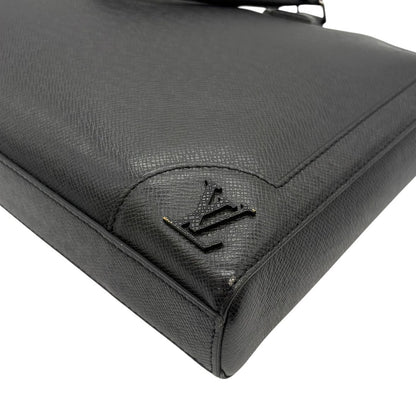 Louis Vuitton Slim Briefcase Taiga M30810 LV Handbag Shoulder Business Bag