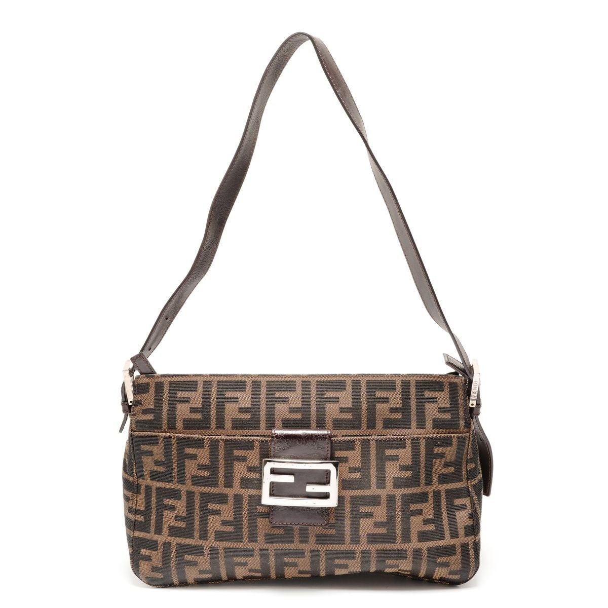 Fendi Shoulder Bag Canvas Mamma Zucca