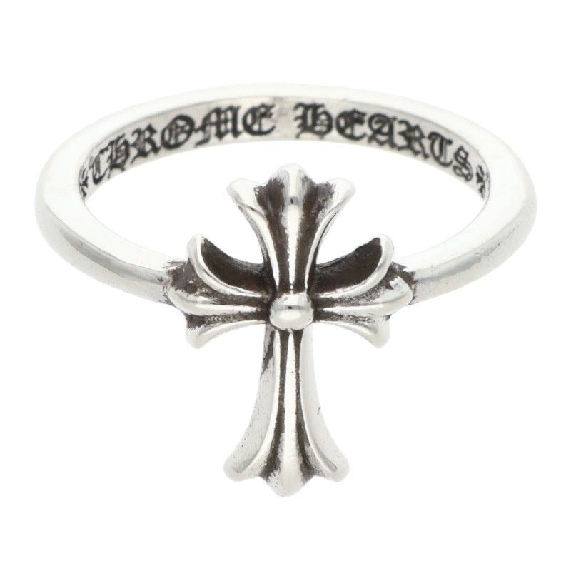 Chrome Hearts Bubblgm CH Crs Bubblegum CH Cross Silver Ring