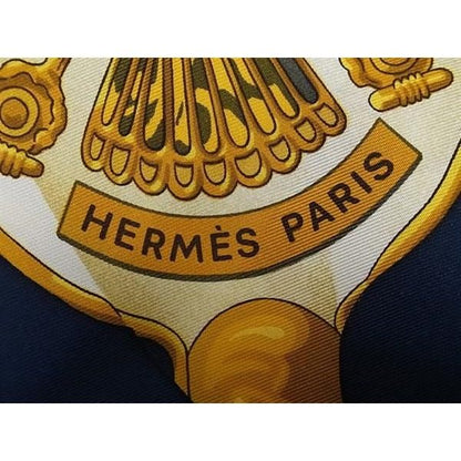 Hermes Soleil de Soie Carre 90 Silk Scarf Shawl Red Multicolor — view 6