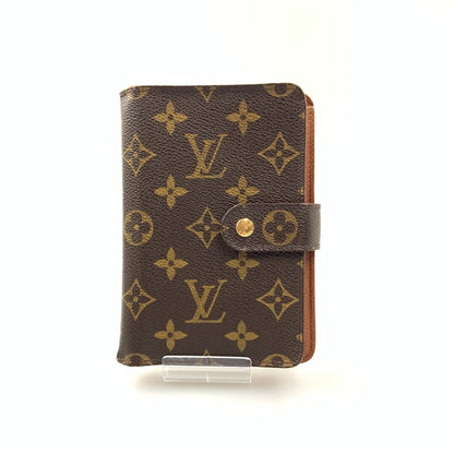 Louis Vuitton Monogram Porte Papier Zip Bifold Wallet M61207 Brown