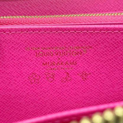 Louis Vuitton M14162 PVC X Takashi Murakami Zippy Wallet Brown 395923 Long