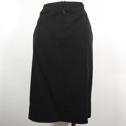 Chanel P24940v08903 Wool Black Women's Skirt