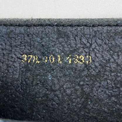 Gucci 378 001 Shoulder Bag GG Supreme Leather Navy Old Gucci Vintage Ladies Men