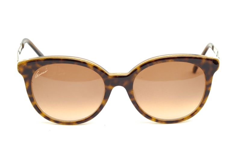 Gucci / Gucci Sunglass Es Glasses Ladies Women Plastic Brown Gg3674 S 4wjyy