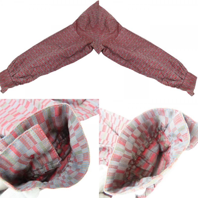 Christian Dior Blouse Long Sleeve Top M - Purple Gray Brown Multicolor Total