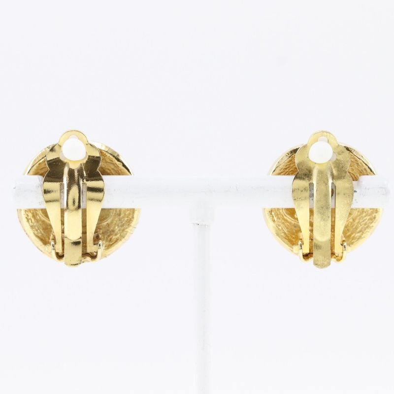 Chanel 31 RUE Cambon Vintage Gold Plated Ladies 10.2g Earrings