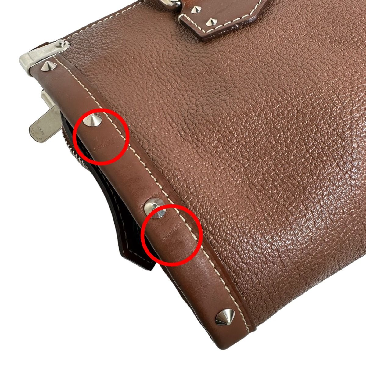 Louis Vuitton Souhari Sienne Epanoui PM Handbag Brown
