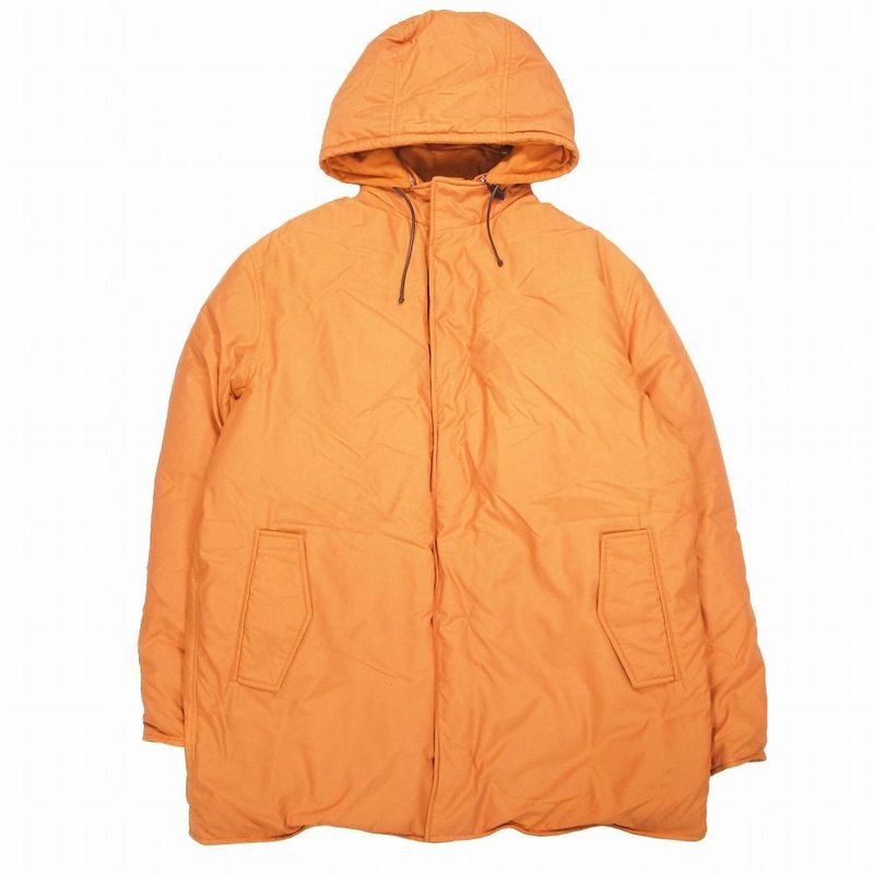 Hermes Reversible Cashmere Down Jacket Hermes Orange Hermes Reversible 100%