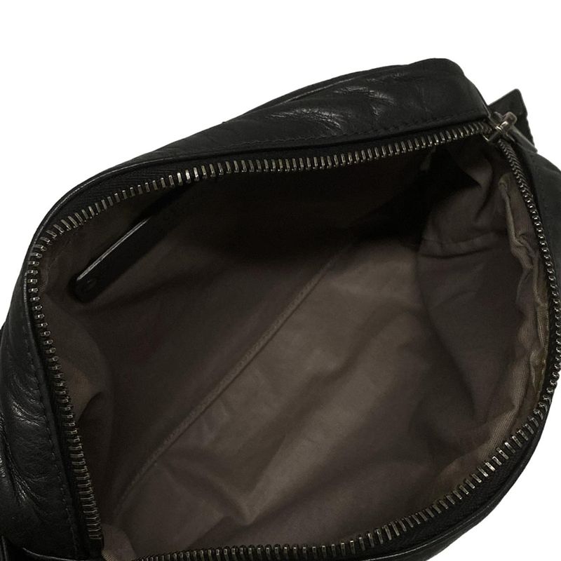 Bottega Veneta Intrecciato Black Leather Waist Pouch