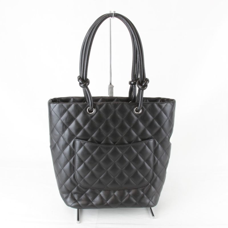 Chanel Medium Tote Cambon Line Tote Bag Leather Women