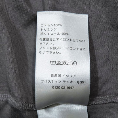 22aw Dior X Travis Scott Cactus Jack Oversize T-Shirt Logo Print Cut and Sewn