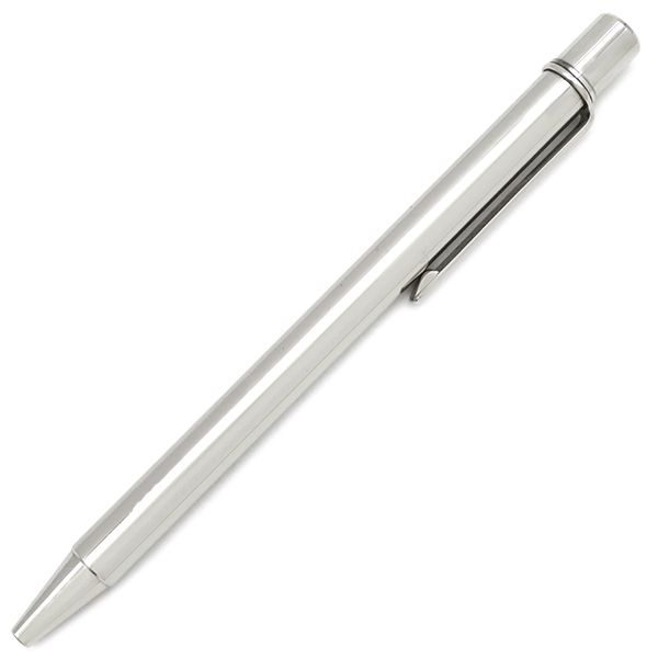 Cartier Ballpoint Pen Must de Cartier Metal Silver Black Ink Confirmed Written