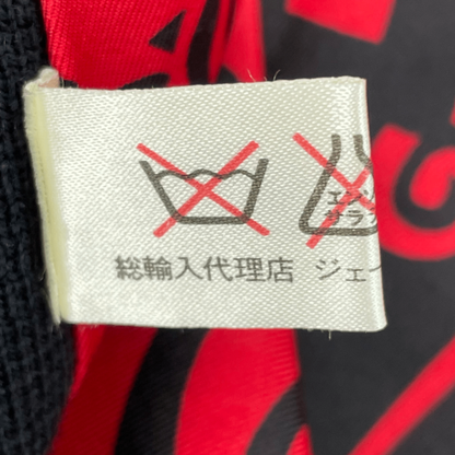 Very Rare Celine Jacket Logo Wool Silk With Chain V-neck Size 38 Multicolor