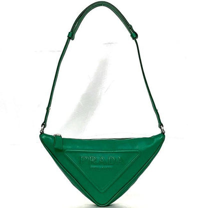 Prada Bag Green Triangle