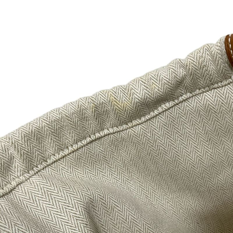 Hermes Pouch Fourbi 25 Natural X Fauve Drawstring Shape