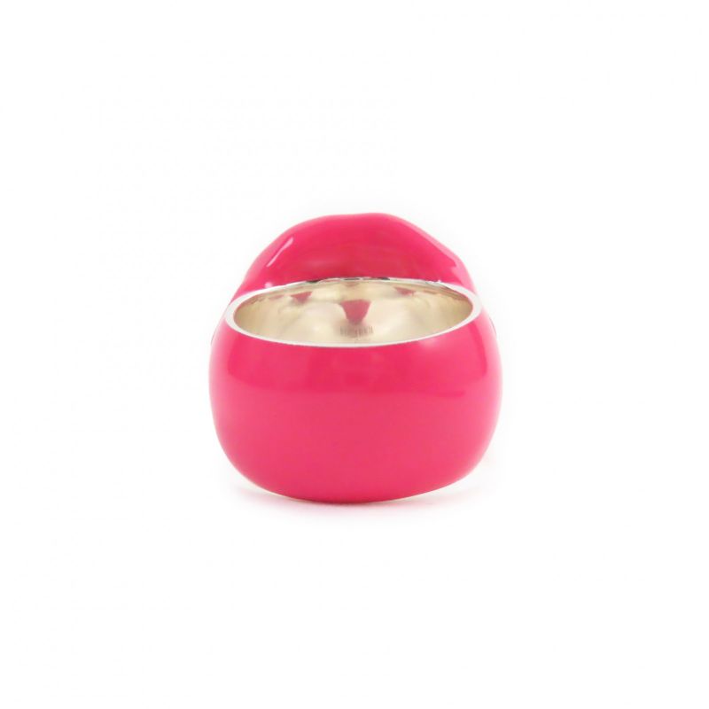 Bottega Veneta SEAL RING - Ring Accessory Ag925 Pink Size 19