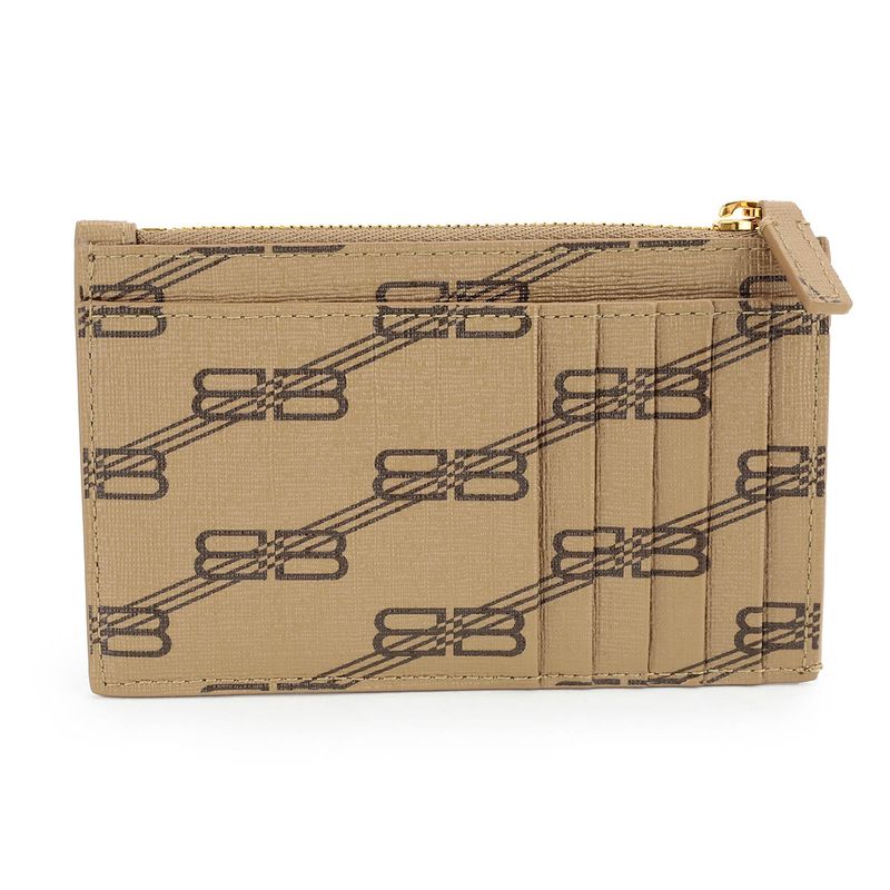 Balenciaga Card Case Signature Beige