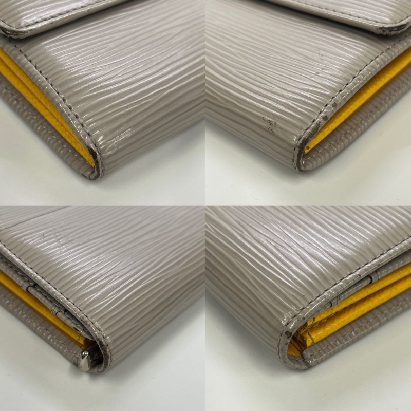 Louis Vuitton Long Wallet Portefeuille-sarah Epi Gray M60318 09bs076