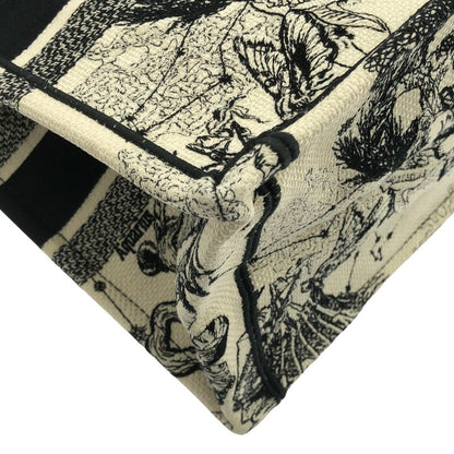 Christian DIOR - Dior Zodiac Book Tote Bag Medium Canvas - White - Women