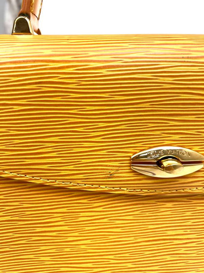 Louis Vuitton Handbag Malesherbes Epi Yellow M52379 83ka667