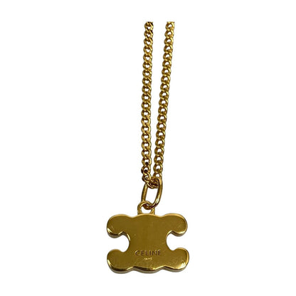 Celine Triomphe Rhinestone Necklace Approx 42cm (16.54in)