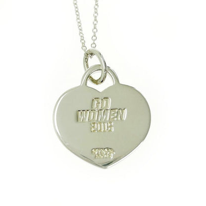Tiffany & Co Silver Go Women 2016 Necklace 5.0g 925 Engraved 421320 Necklace