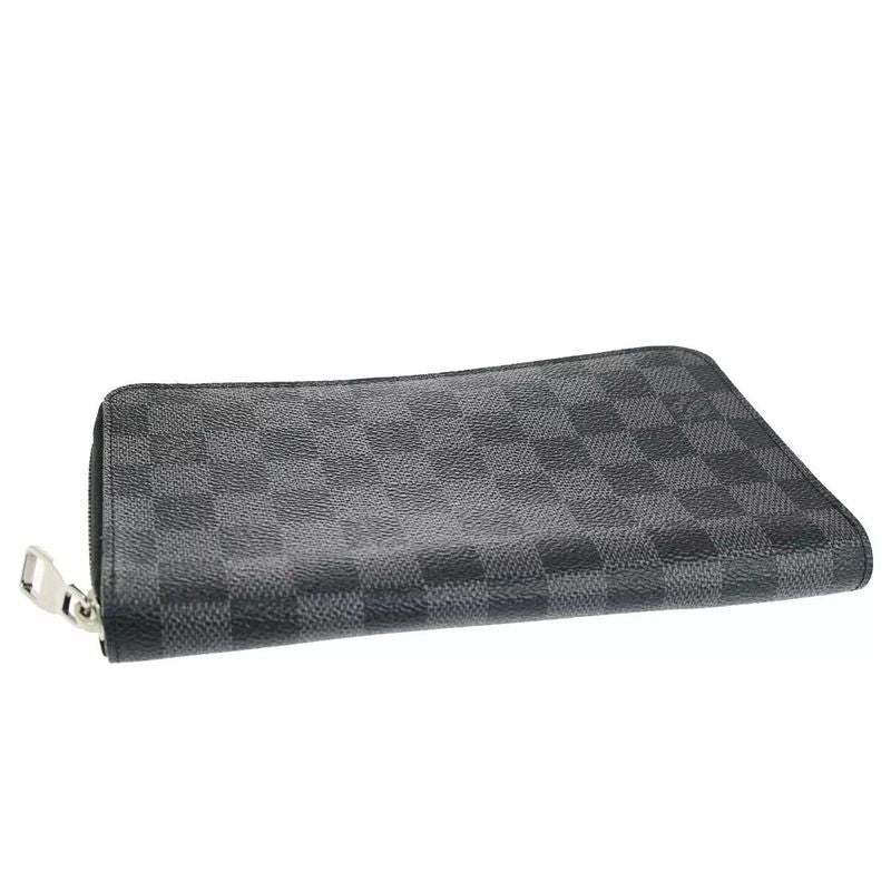 Louis Vuitton Zippy Organizer Damier Graphite Long Wallet N63077 81bs093