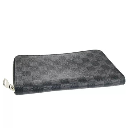 Louis Vuitton Zippy Organizer Damier Graphite Long Wallet N63077 81bs093