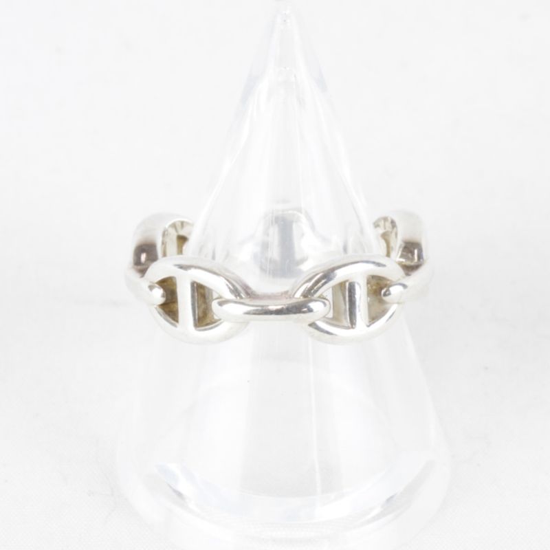 Hermes Chaine D'ancre Ancienne PM #56 Ring Silver 925 Ladies