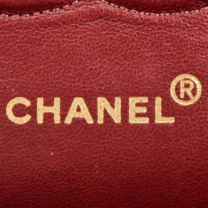 Chanel Matelasse 25 Chain Shoulder Bag Lambskin A01112 Black Gold Hardware 7