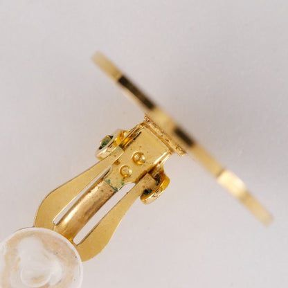 Hermes Serie *only One Side Gold Plated Ladies 3.7g Ear Ring