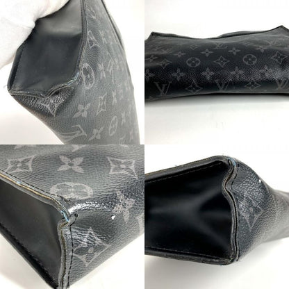 Louis Vuitton Pochette Voyage MM M61692 Monogram Eclipse Canvas Black