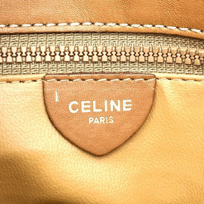 Celine M08 Shoulder Bag Macadam PVC Vintage Beige Women