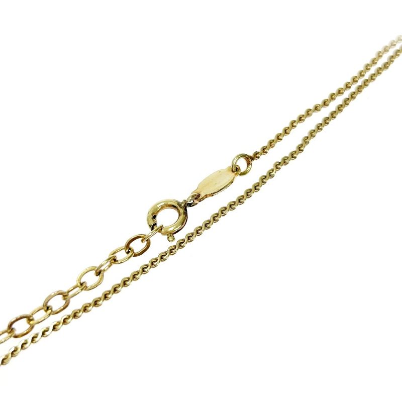 Christian Dior GP CD Logo Necklace Women's Gold 376338 Necklace