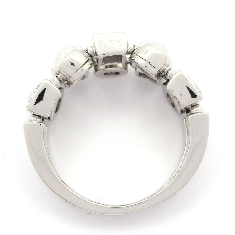 Bvlgari Ring Lucia 18K White Gold X Diamond 20P Diamond