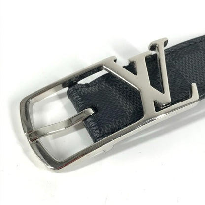 Louis Vuitton Belt Santure Neogram M6057w Damier Graphite Canvas Black