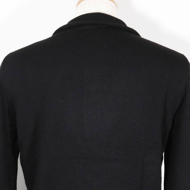 Louis Vuitton Cardigan Rm172q KC7 Han42w Cashmere Black Men's Knit