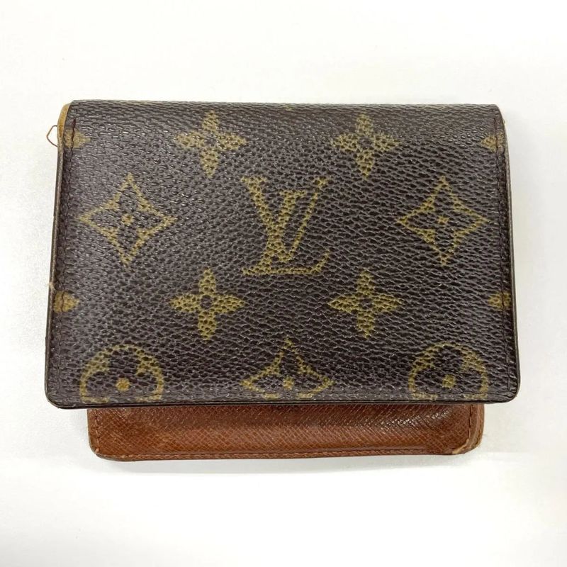Louis Vuitton Monogram Japon Sangapur Card Case Pass Case Business Card Holder