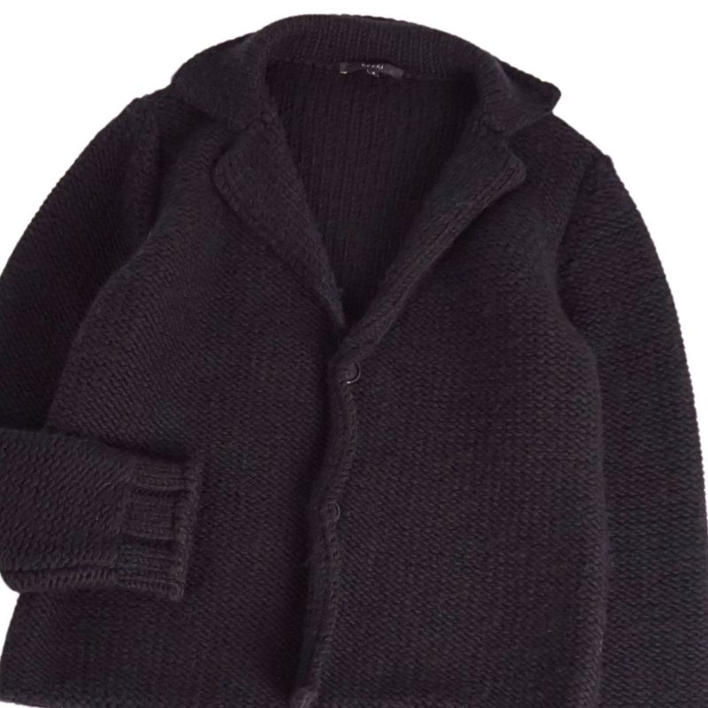 Gucci Knit Jacket Cardigan Wool Low Gauge