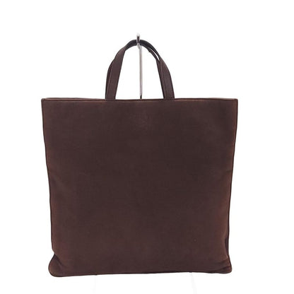 Loewe Tote Bag Anagram Pattern Dark Brown