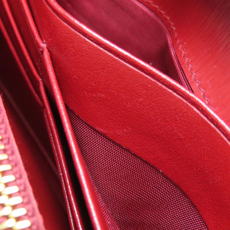 Prada Chain Wallet Long Wallet With Change Pocket Saffiano Women