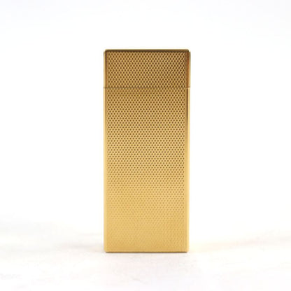 Cartier Pentagonal All-over Pattern Short Roller Lighter Gold With Case Swiss