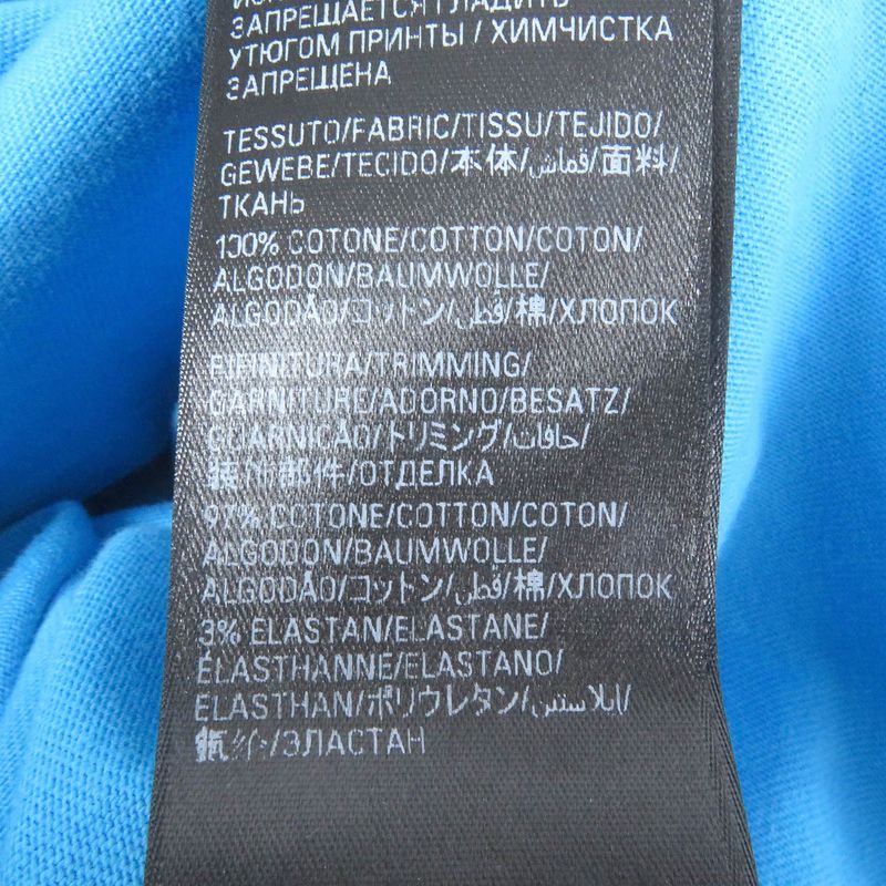 Balenciaga 23SS 641675 100% Cotton Campaign Logo Damaged Oversized Short Sleeve