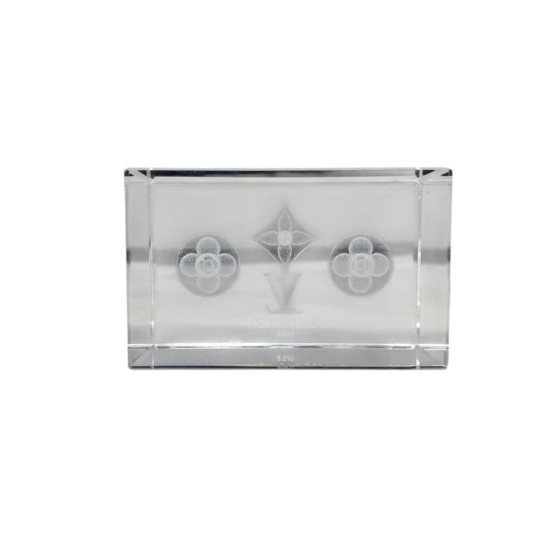 Em0826 Louis Vuitton Crystal Paperweight