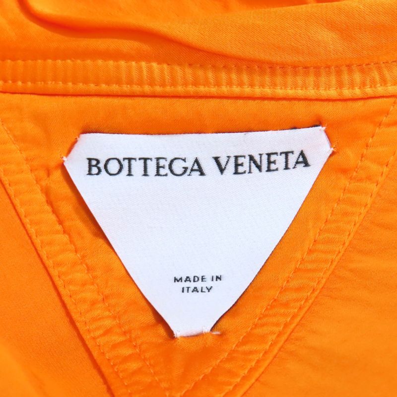 Bottega Veneta 2021 682062 Fluid Satin Utility Dress With Waist