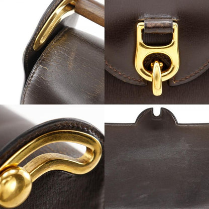 Hermes 2way Shoulder Vintage Box Calf Brown 00H Ladies Handbag