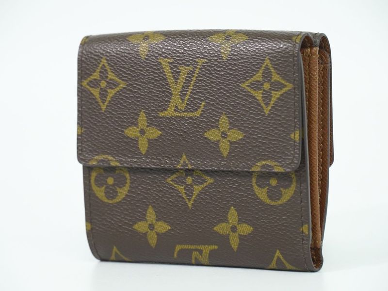 Authentic Louis Vuitton LV Porte Monebier Carte Cles Di Monogram Fold Wallet